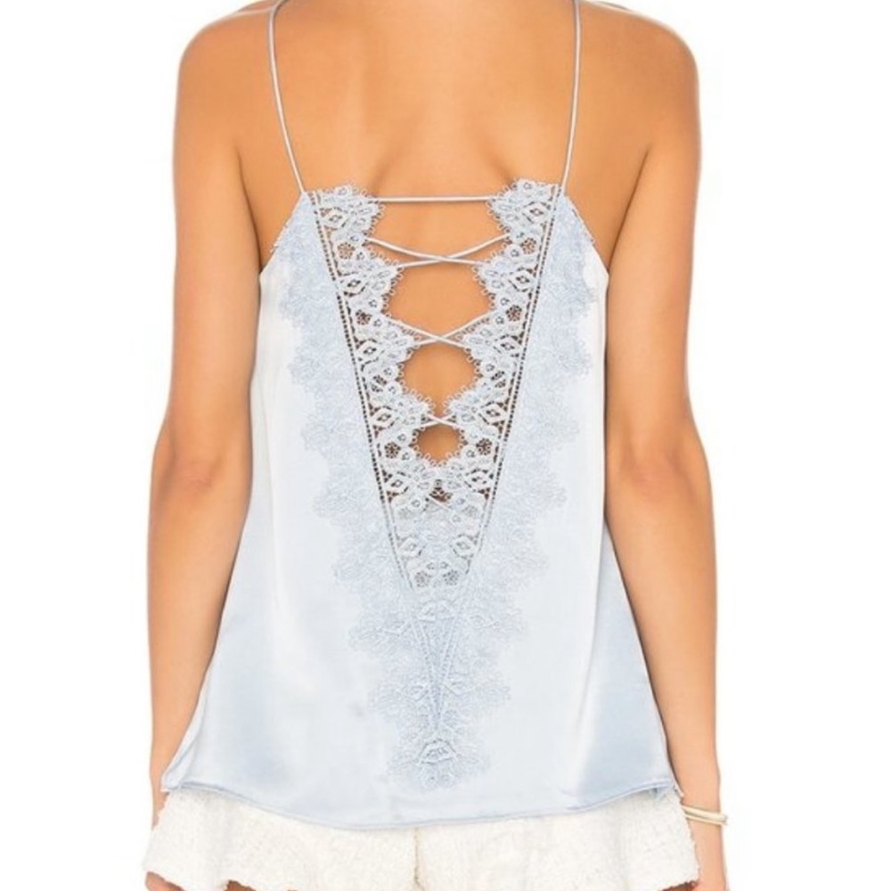 Cami NYC Light Blue Charlie Tank (Reversible)